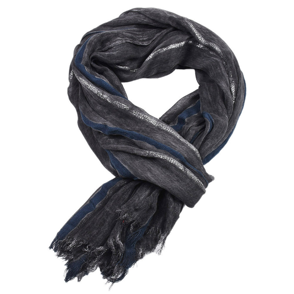 HAVITS Urban retro sjaal — Donkergrijs