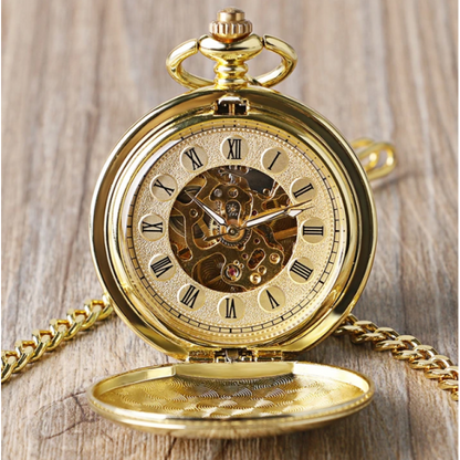 Klassiek HAVITS zakhorloge — goudkleurig