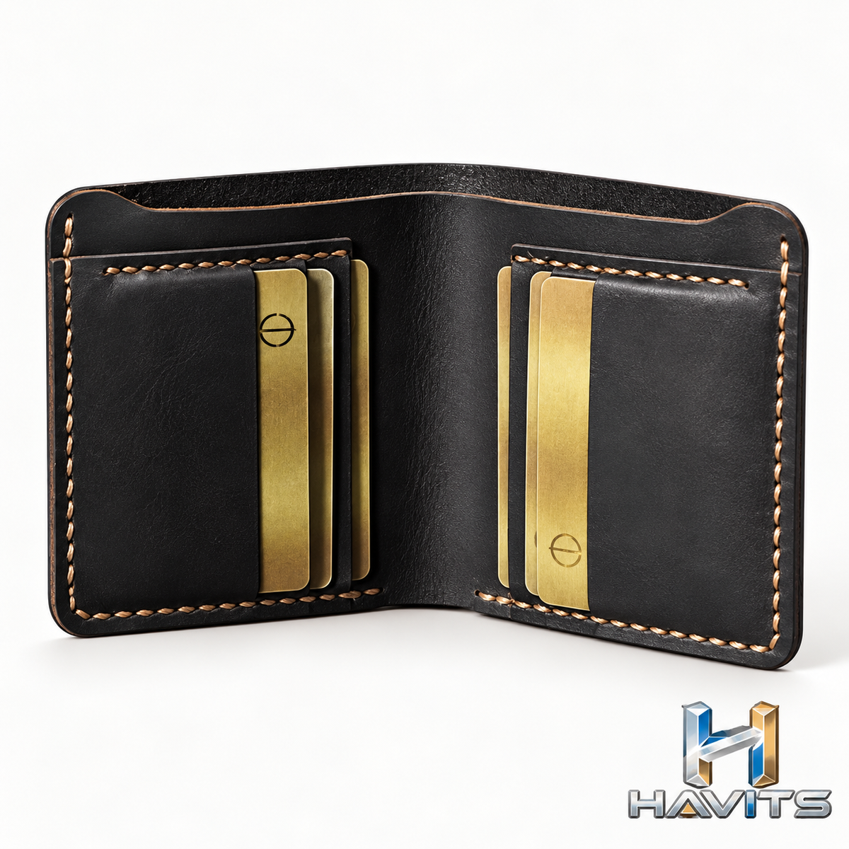 HAVITS Essentials — Klassieke portefeuille — productfoto met HAVITS-logo