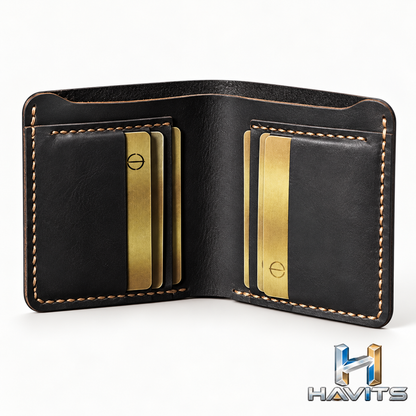 HAVITS Essentials — Klassieke portefeuille — productfoto met HAVITS-logo