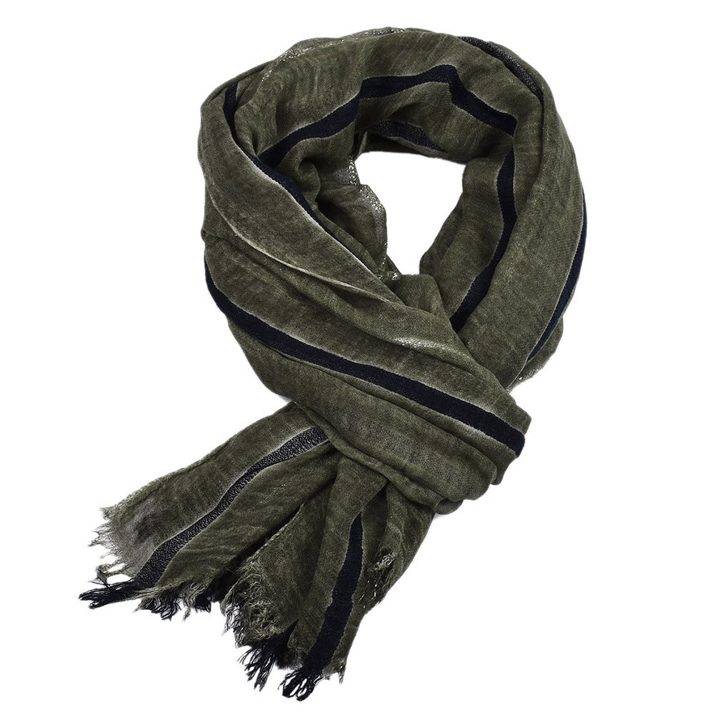 HAVITS Urban retro sjaal — Legergroen