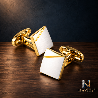 HAVITS Urban — Klassieke manchetknopen — vaste HAVITS-fotostijl