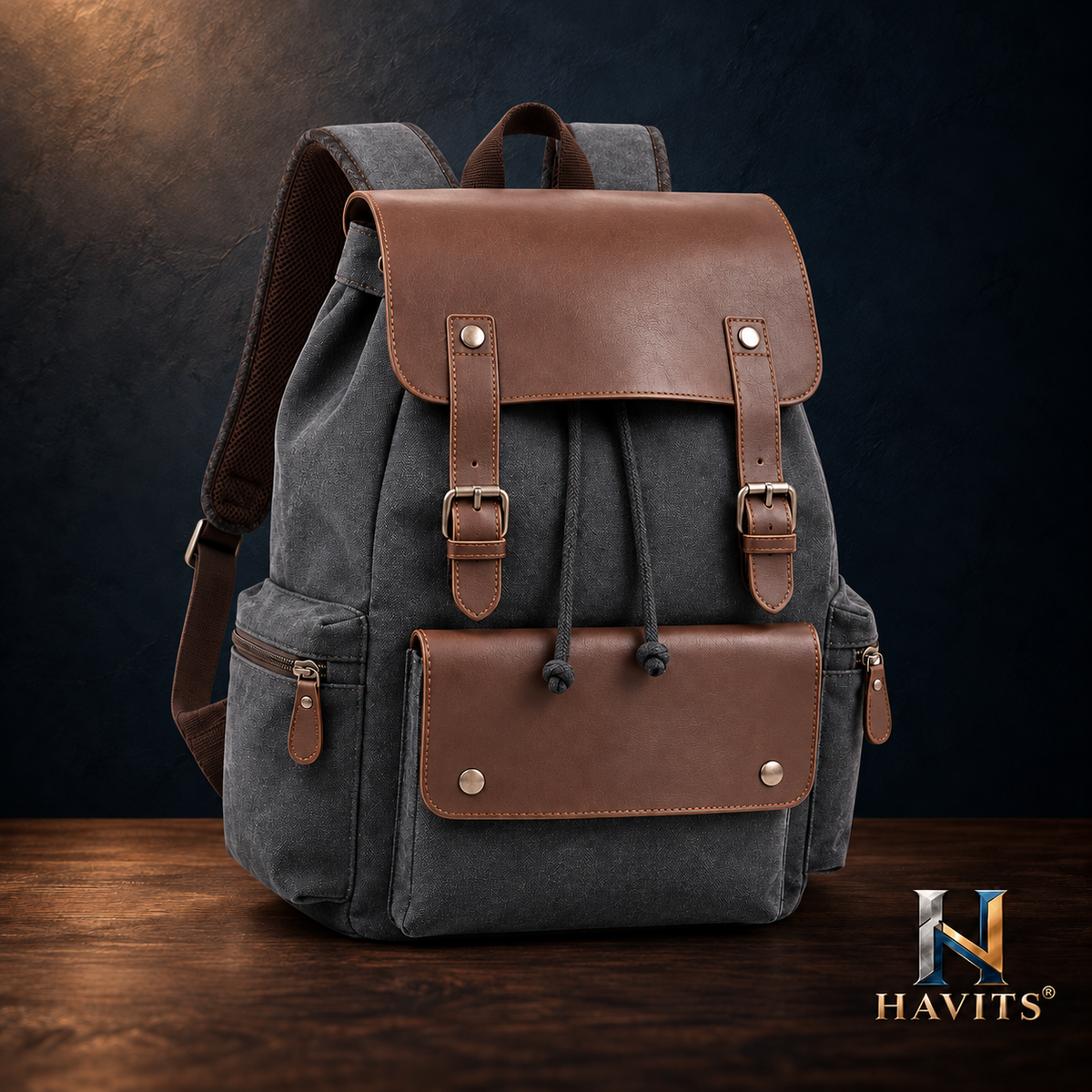 HAVITS Urban — Retro rugzak — vaste HAVITS-fotostijl