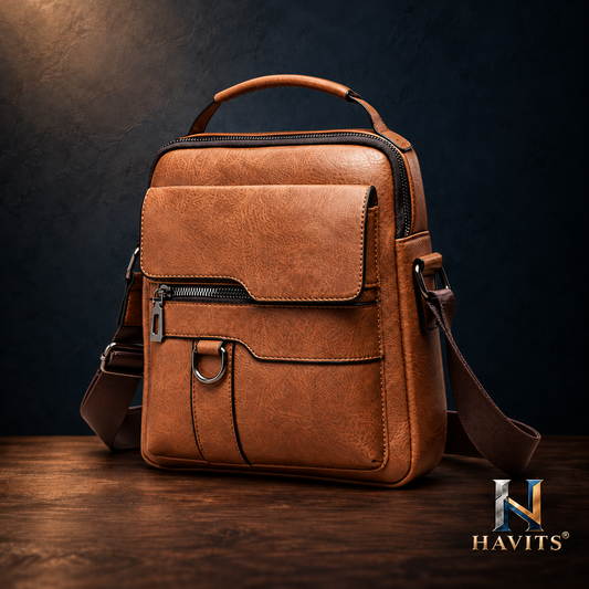 HAVITS Urban — Retro schoudertas — vaste HAVITS-fotostijl